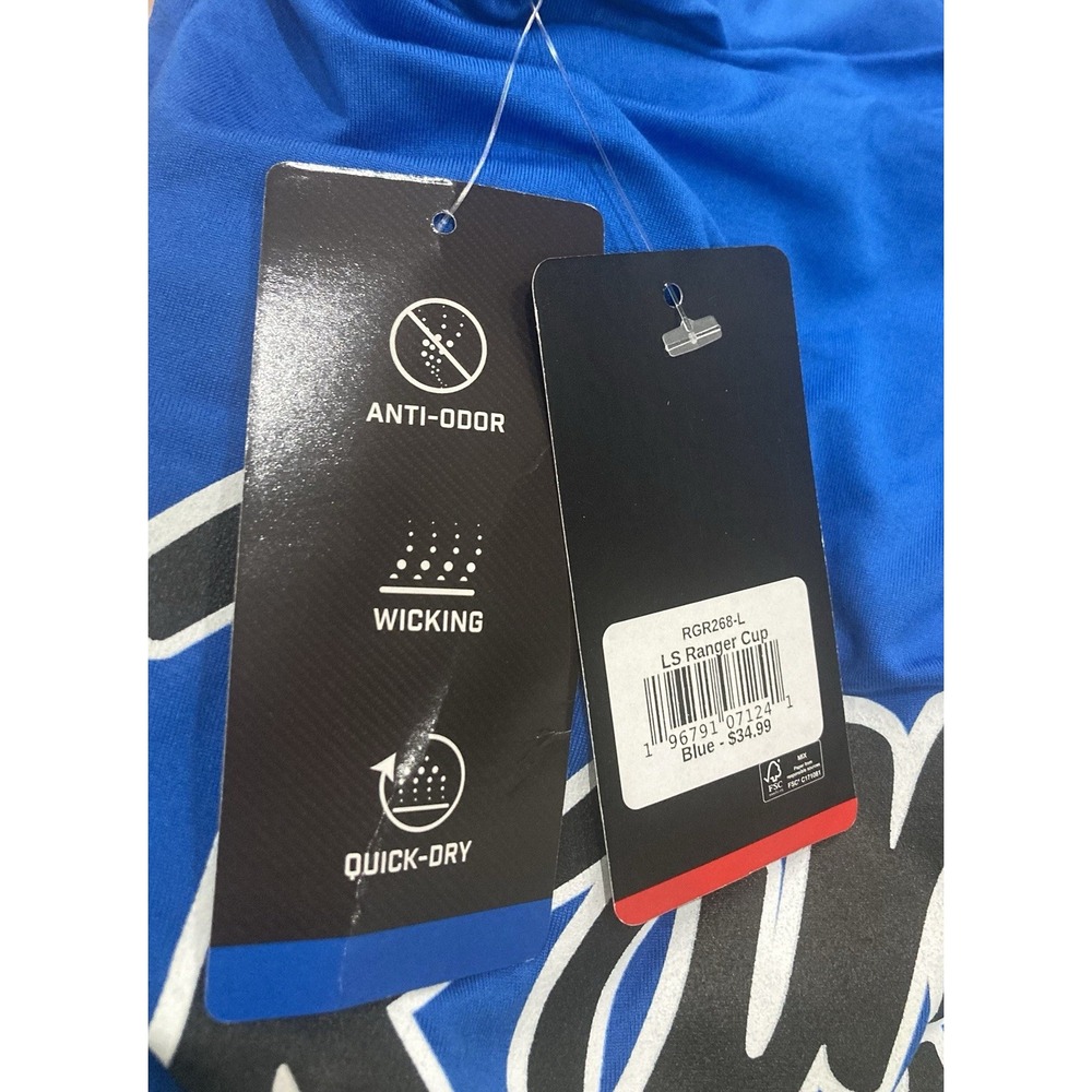 NWT Ranger Boats Blue Ranger Cup Long Sleeve Size Large Stretch NEW - Picture 7 of 9